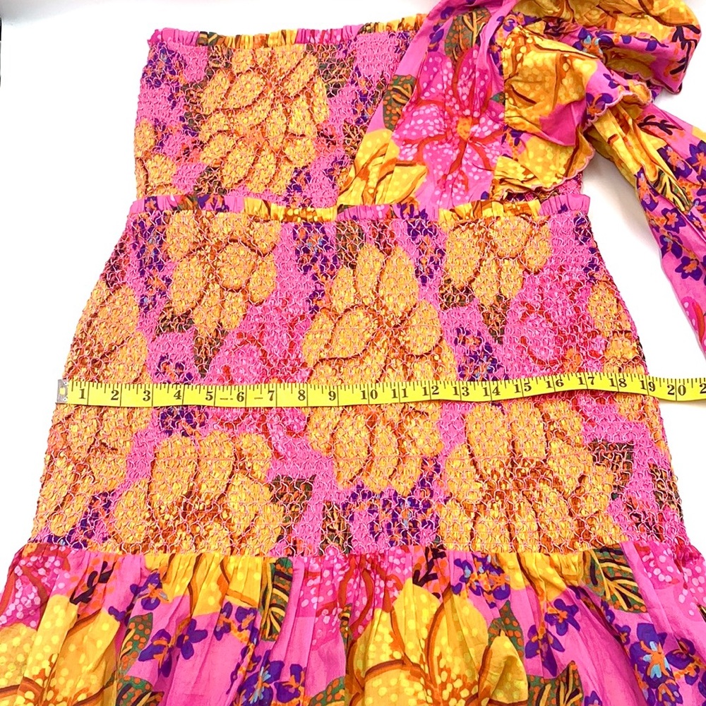 NWT Farm Rio Flowers Garden One Shoulder Mini Dress Size XL - Picture 13 of 15